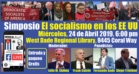 invitacion al Simposio El socialismo en los EEUU