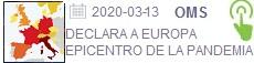 25 Coronavirus Linea de tiempo Marzo-13-2020