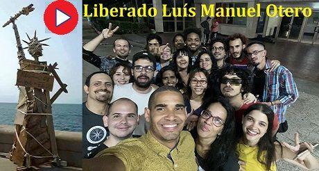 Activistas y artistas festejan la Libertad de Luis M Otero Alcantara video