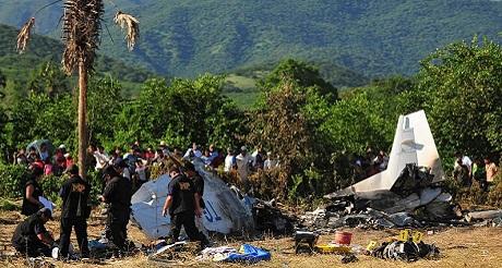 Avión venezolano caído en Guatemala traficando drogas