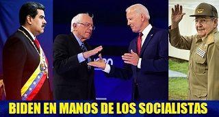 Biden en manos de los socialistas