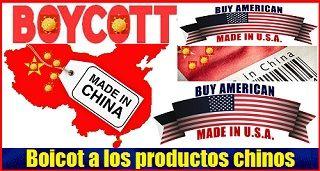 Boicot a los productos chinos