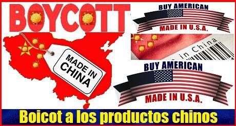 Boicot a los productos chinos