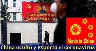 China ocultó y exportó el coronavirus