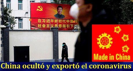 China ocultó y exportó el coronavirus
