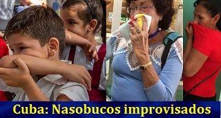 Cuba sin Nasobucos, ni Cloro, ni Alcohol, ni agua