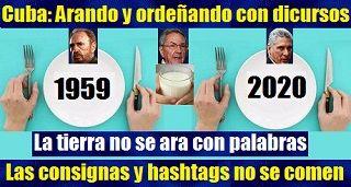 Cuba: Arando y ordeñando con discursos