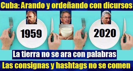 Cuba: Arando y ordeñando con discursos