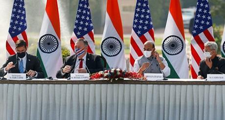 EEUU India firman acuerdo defensa para contrarrestar China roja