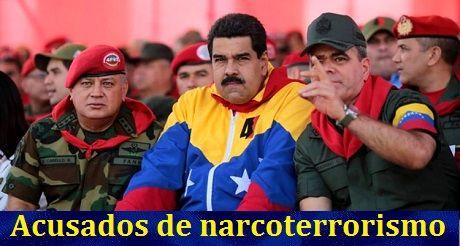 EEUU acusó de narcoterrorismo a Nicolás Maduro y 14 funcionarios
