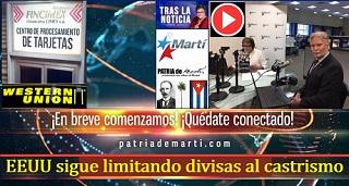 EEUU sigue limitando divisas al castrismo