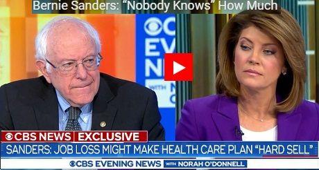 Entrevista de Sanders en CBS News
