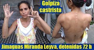 Golpiza castrista a jimaguas Miranda Leyva detenidas 72 horas