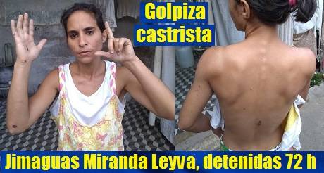 Golpiza castrista a jimaguas Miranda Leyva detenidas 72 horas