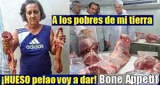 Huesos para alimentar al pueblo cubano