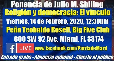 Invitacion Ponencia Religión y democracia: El vínculo