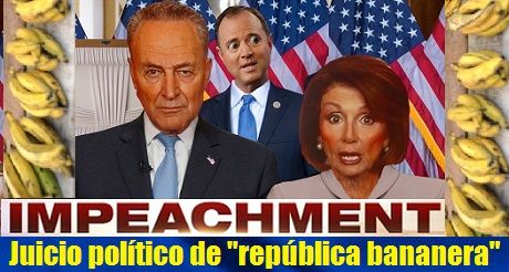 Un juicio político de república bananera en EE UU