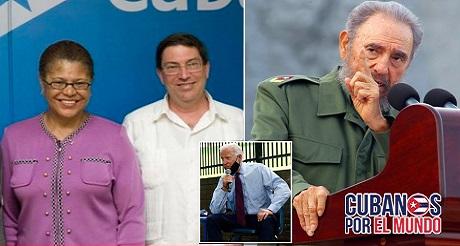 Karen Bass Caucus Negro Admiradora del Castrismo