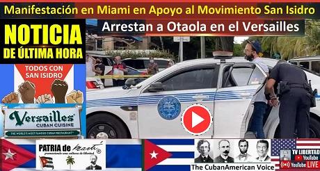 Manifestacion de apoyo al MSI en Miami Arrestan a Otaola