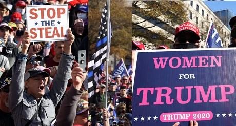 Marcha de apoyo a Trump en DC