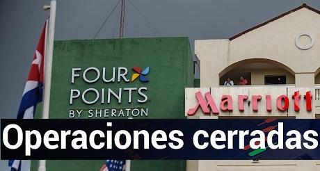 Marriot cierra sus operaciones en Cuba