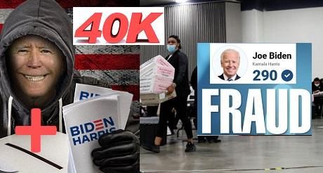 Nueva demanda mas de 40 mil votos fraudulentos para Biden