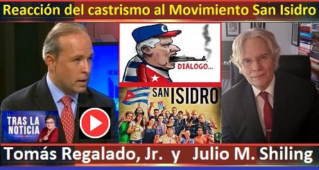 Reaccion del castrismo al Movimiento San Isidro