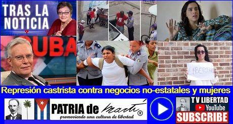 Represión castrista contra negocios no-estatales y mujeres
