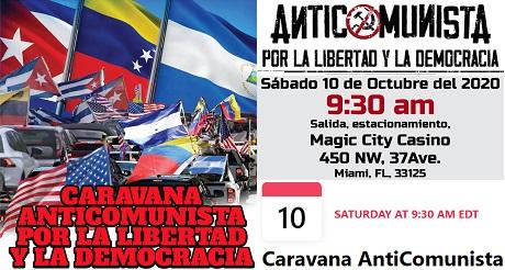 Respaldo Internacional a Caravana Anticomunista