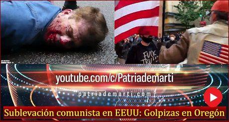 Sublevación comunista en EEUU: Golpizas en Oregón