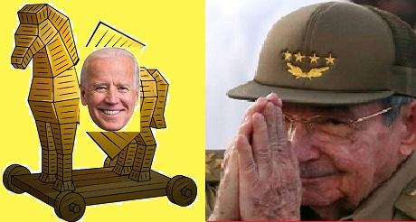Trump Biden es caballo de troya del castrismo
