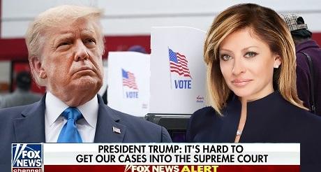 Trump habla en entrevista sobre fraude electoral
