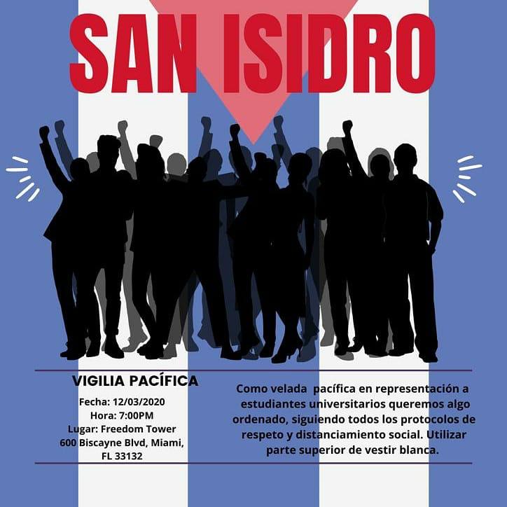 Vigilia pacifica Movimiento San Isidro