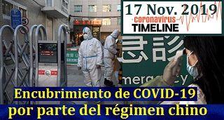 encubrimiento de COVID-19 por parte del régimen chino