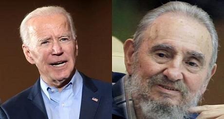 vinculos de Biden con Fidel Castro