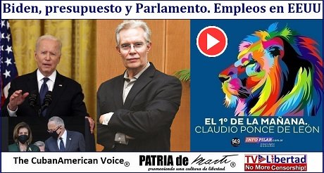Biden, presupuesto, Parlamento. Empleos en EEUU