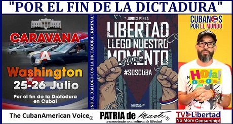 CARAVANA POR EL FIN DE LA DICTADURA organizada por Otaola