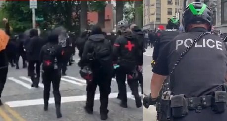 Crimenes de Antifa Primero de Mayo incluyeron agresion a nino