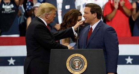 DeSantis en la lista de vicepresidentes de Trump 2024