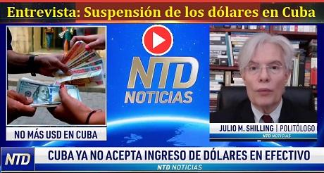 Entrevista Suspension de los dolares en Cuba