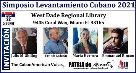 Invitación Simposio Levantamiento cubano 2021
