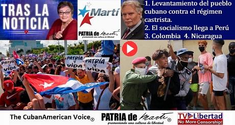 Levantamiento del pueblo cubano Peru Colombia Nicaragua