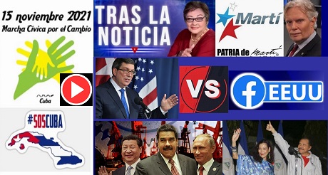 Marcha por el Cambio, castristas vs Facebook y USA, ayuda China y Rusa a Venezuela, elecciones en Nicaragua