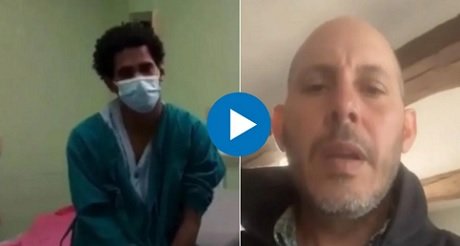 Otero esposado a cama de hospital