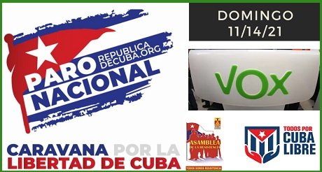 Parlamentarios de Vox se unen a Caravana por la Libertad de Cuba