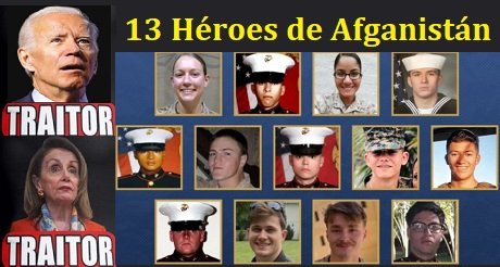 Pelosi se niega a leer los nombres de los 13 soldados caídos en Afganistan y elogia a Biden