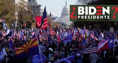 Ponen en duda la legitimidad de Biden como presidente