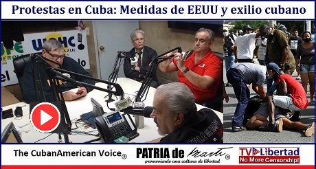 Protestas en Cuba Medidas de EEUU y exilio cubano apoyo al levantamiento
