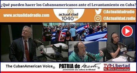 Que pueden hacer los Cubanoamericanos ante el Levantamiento en Cuba