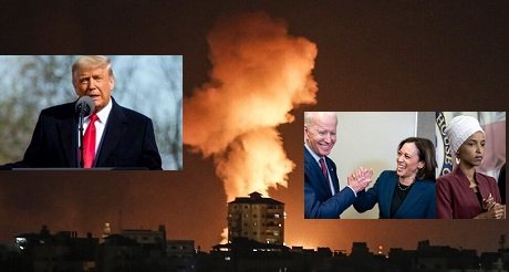 Trump culpa a Biden Harris de los ataques a Israel